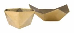 Brass Origami Bowls 13 Brass Origami Bowls -Home Decoration Sales Shop HG000076 NEW