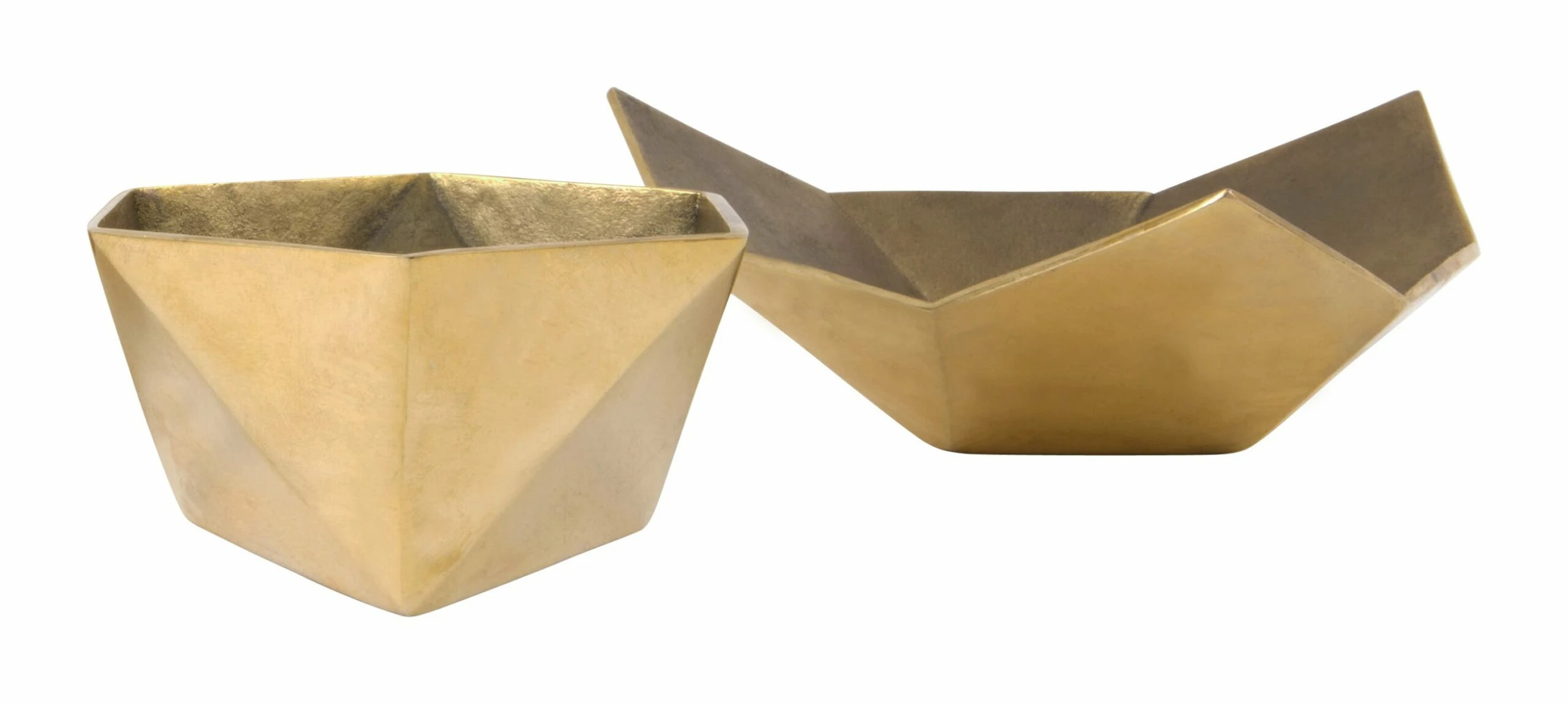 Brass Origami Bowls 8 Brass Origami Bowls - Image 6