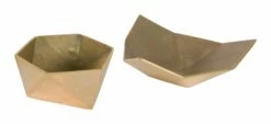 Brass Origami Bowls