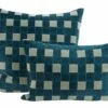 Grid Blue Pillows 2 Grid Blue Pillows -Home Decoration Sales Shop HG001314