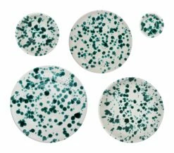 Italian Ceramic Dappled Serveware Collection