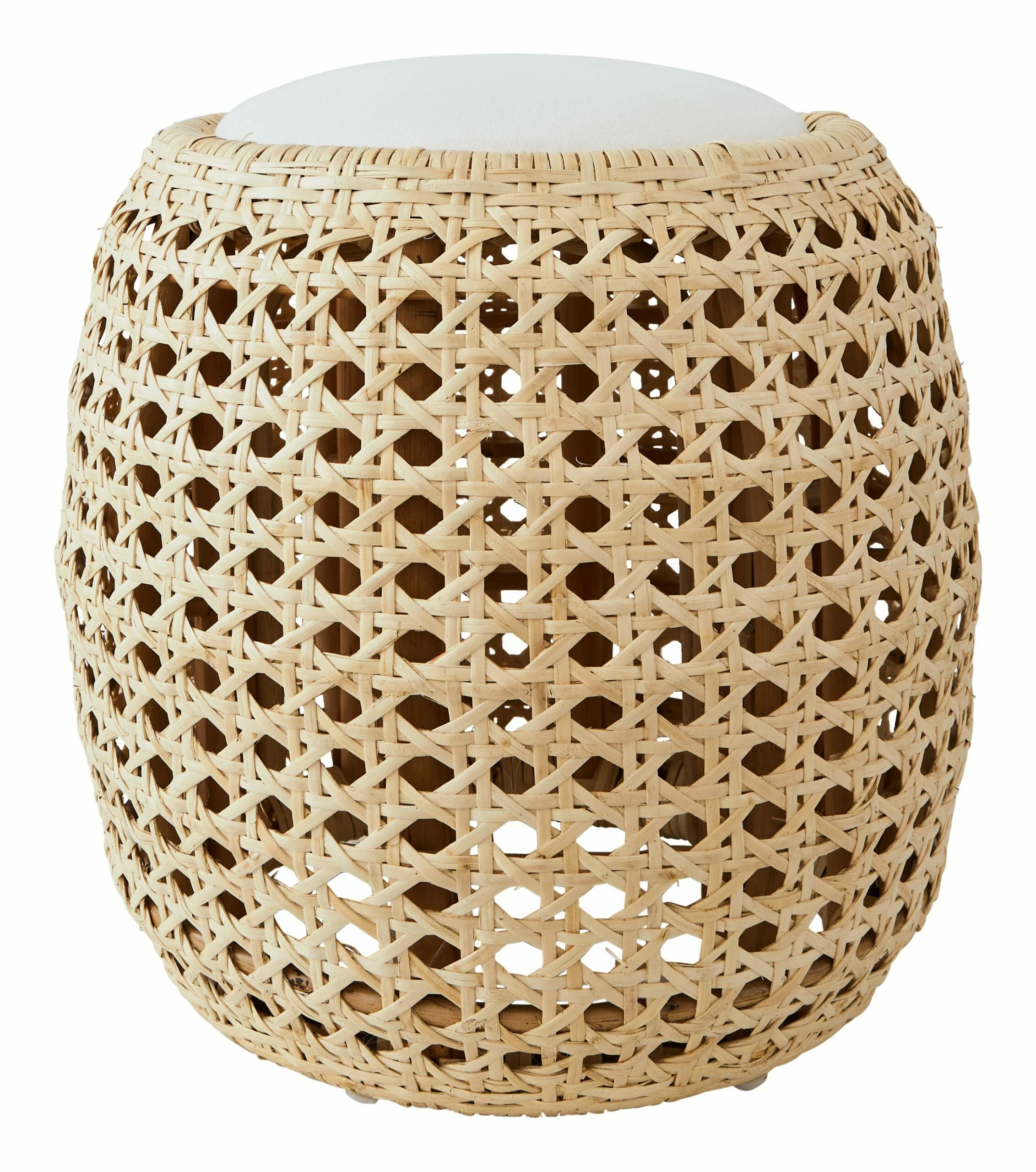 Cane Drum Stool 3 Cane Drum Stool
