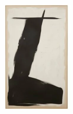 Abstract Black & White Painting