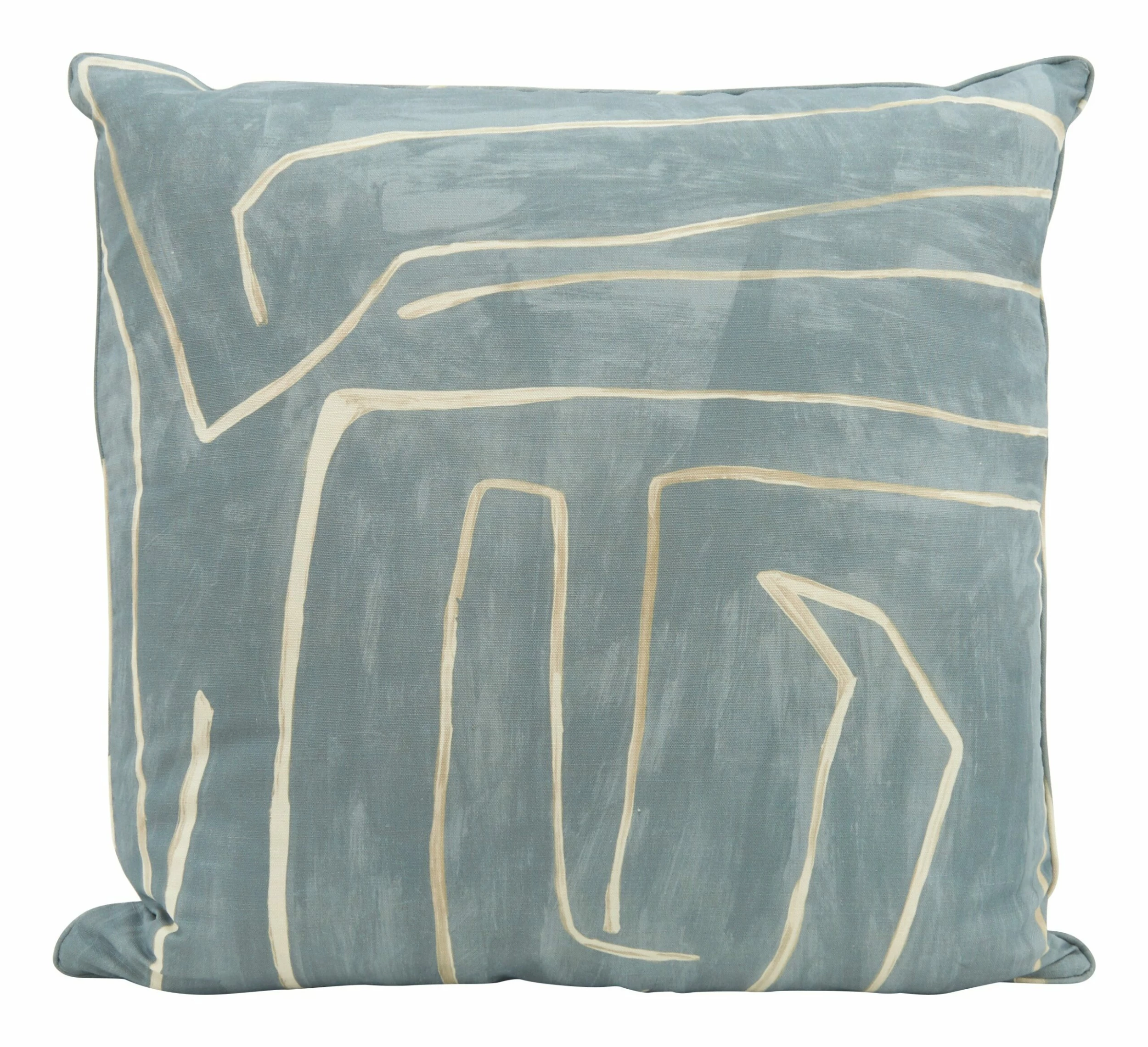 Maze Blue Pillow 3 Maze Blue Pillow
