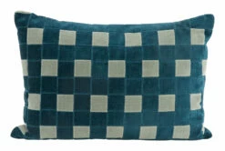 Grid Blue Pillows -Home Decoration Sales Shop HG158578