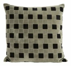 Grid Black Pillows -Home Decoration Sales Shop HG158579