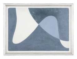 Blue On Blue Abstract Print