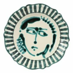 Italian Ceramic Portrait Bowl