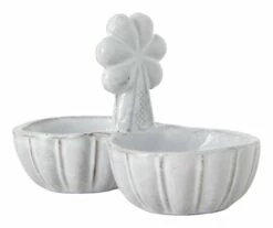 Astier De Villatte Clover Salt & Pepper Cellar 16 Astier De Villatte Clover Salt & Pepper Cellar -Home Decoration Sales Shop HG163811 alt1