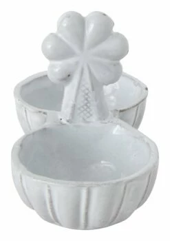Astier De Villatte Clover Salt & Pepper Cellar 21 Astier De Villatte Clover Salt & Pepper Cellar -Home Decoration Sales Shop HG163811 alt6