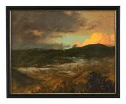 Mountains At Dusk Print