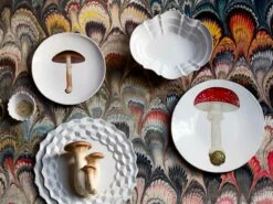 Astier De Villatte Agaric Fausse Plate -Home Decoration Sales Shop astier agaric fausse plate fall22catalog