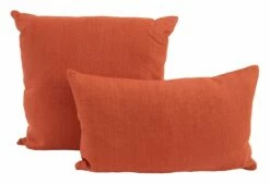 Linen Cinnamon Pillows