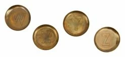 Brass Alphabet Coasters -Home Decoration Sales Shop hg000295
