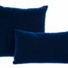Navy Mohair Pillows