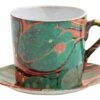 Astier De Villatte Marbled Cup And Saucer