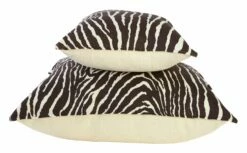 Zebra Linen Pillows - Chocolate -Home Decoration Sales Shop hg000974 alt2