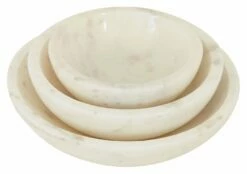 Low Marble Bowls 15 Low Marble Bowls -Home Decoration Sales Shop hg001228 alt1