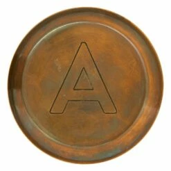 Brass Alphabet Coasters -Home Decoration Sales Shop hg149776
