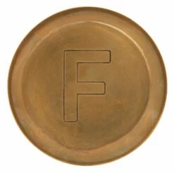 Brass Alphabet Coasters -Home Decoration Sales Shop hg149781