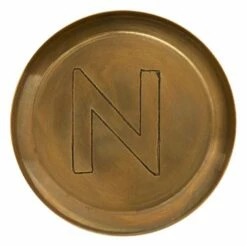 Brass Alphabet Coasters -Home Decoration Sales Shop hg149789