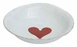 Astier De Villatte Heart Deep Saucer