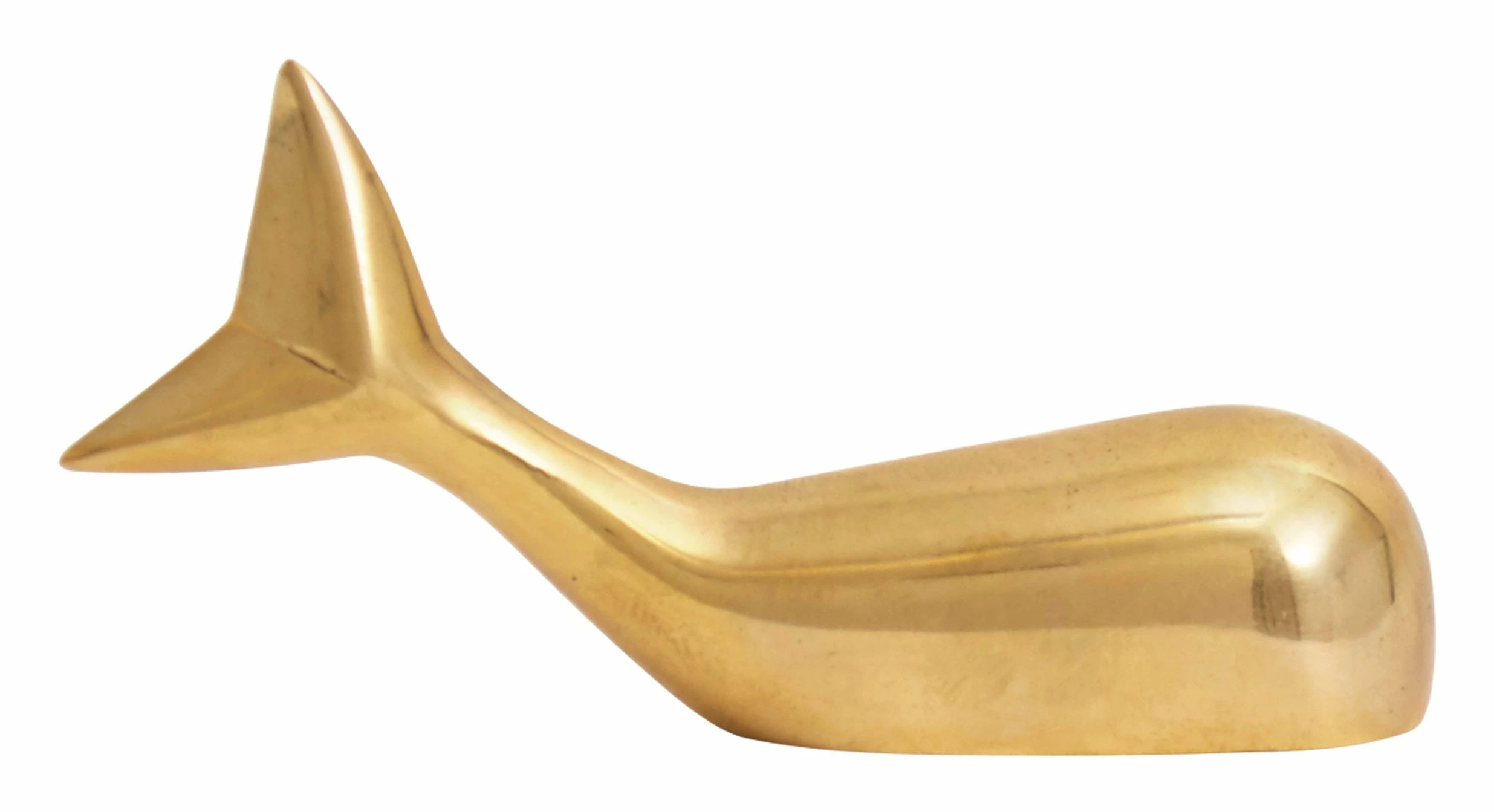 Brass Whale Paperweight 3 Brass Whale Paperweight