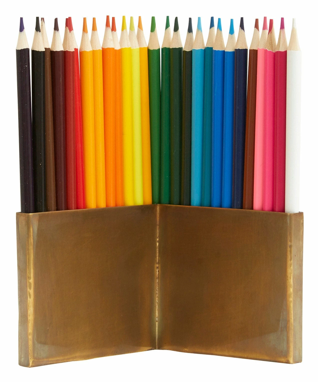 Brass Pencil Holder 3 Brass Pencil Holder