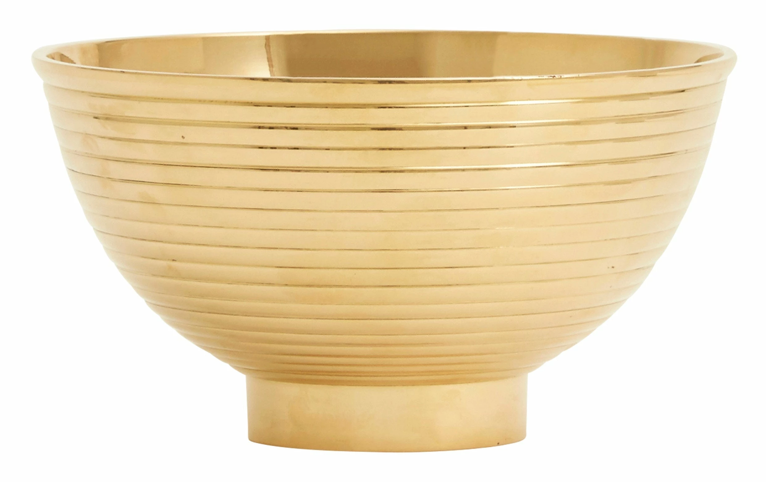 Brass Ridged Bowls 6 Brass Ridged Bowls - Image 4