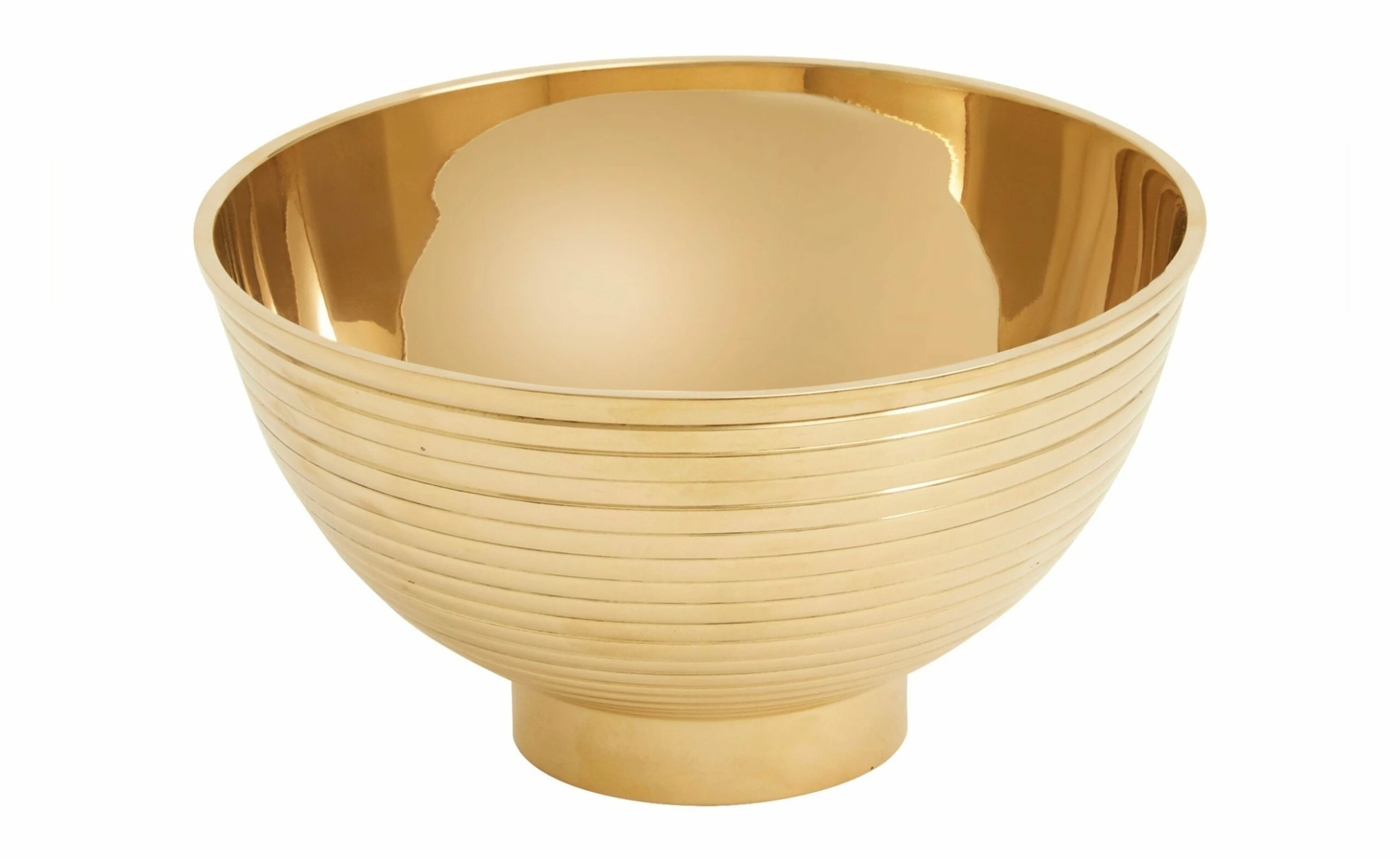 Brass Ridged Bowls 7 Brass Ridged Bowls - Image 5