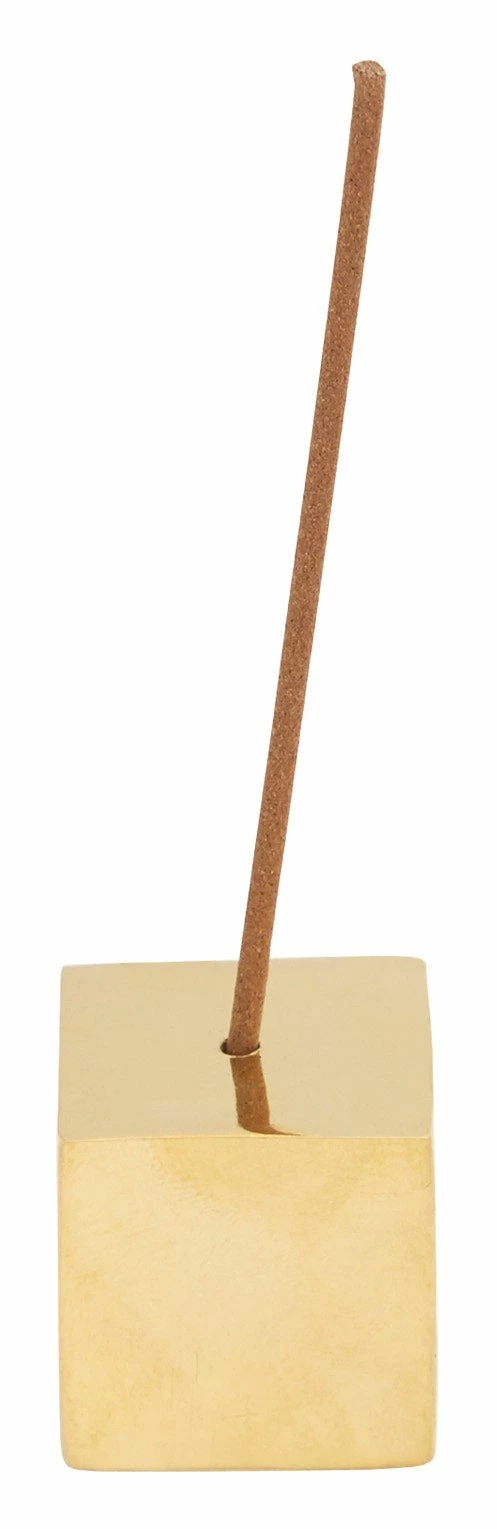Brass Cube Incense Holder 6 Brass Cube Incense Holder - Image 4